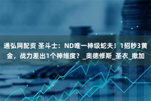 通弘网配资 圣斗士：ND唯一神级蛇夫！1招秒3黄金，战力差出1个神维度？_奥德修斯_圣衣_撒加